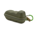 CASEMATIX Forest Green Travel Case Passt Asthma Inhaler, schließt nur Case