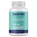 BESTVITE Cognizin Citicoline 500mg (60 Vegetarische Kapseln) - Klinisch untersucht Premium Choline Nootropic - No Stearates - Vegan - Non GMO - Glutenfrei - Brain Ergänzungen für Gedächtnis und Fokus