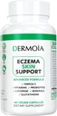 Suppléments d'eczéma - Pilules d'eczéma dyshidrotique pour adultes - Fournir un soulagement de l'eczéma, cibler l'intervention de l'eczéma, peau sèche irritée, et amélioré avec les suppléments de psoriasis