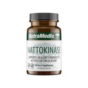 NutraMedix Nattokinase Supplement - Nattokinase 2000 FU per Servieren - Formuliert für Herzgesundheit und Gesunde Zirkulation - Gluten + Dairy-Free (60 Kapseln)