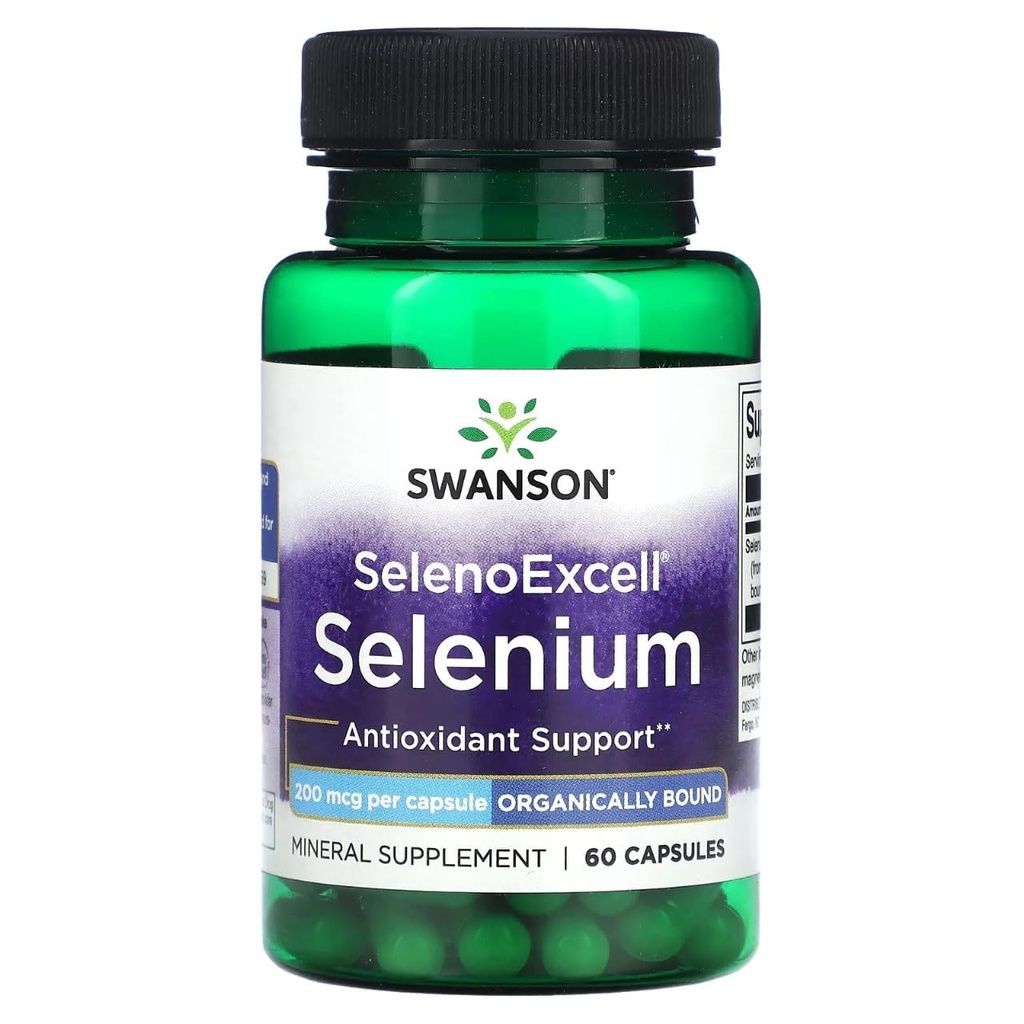 Swanson Selenoexcell Sélénium 200 mcg 60 Capsules