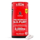 Six Star Nitric Oxid Ergänzungen für Männer & Frauen, Muskelaufbau (60 Count) - Nitric Oxid Booster Pillen Muskelpumpe Pre Workout Supplement - Sporternährung für Muskelaufbau, Kraft & Energie