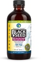 Erstaunliche Kräuter Premium Schwarzes Samenöl - Glutenfrei, Non GMO, kalt gepresst Nigella Sativa Aids in Verdauungsgesundheit, Immununterstützung, Gehirnfunktion - 8 Fl Oz