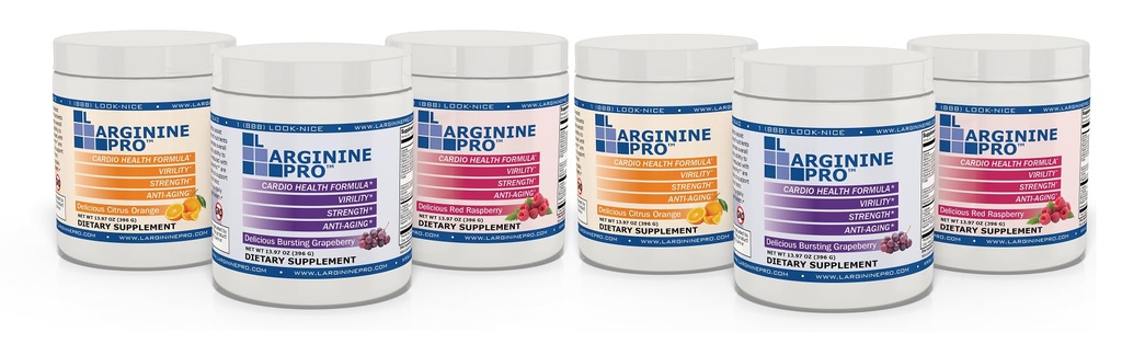 L-ARGININE PRO | 5.500mg L-Arginin Plus L-Citrulline 1100mg Himbeer, Orange &amp; Traubenpulver-Mischergänzung für erhöhte Stickstoffoxidproduktion