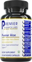 Premier Research Labs Premier Aloe - Aloe Vera Capsules, Aloe Vera Supplement, Acemannan, Aloe Pillen für Verdauungs- und Immununterstützung, Aloe Gel Extract Caps - 30 vegetarische Kapseln