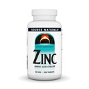 Quelle Naturals Zink, Aminosäure Chelat - Nahrungsergänzung - 50 mg - 250 Tabletten