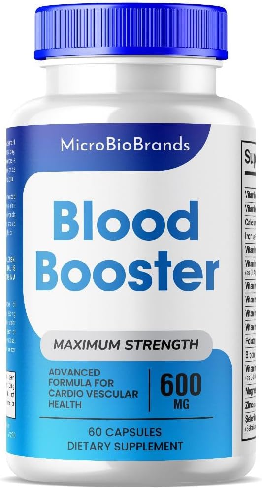 (1 Pack) MicroBio Blut-Booster Kapseln, Micro Bio Blut-Booster Natürliche Blut-Flow-Supplement, Blut-Booster Pillen, Micro Bio Marken Blut-Booster Advanced Formula