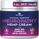 Dr. JOEL'S Neuropathy Cream - Maximale Stärke Nerve Reliefcreme für Füße, Hände, Beine- 4 OZ Large - Made in USA