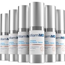 Sérum pour les yeux (15ml) Traitement sous les yeux pour les cercles noirs, les pieds de Crow et les sacs pour les yeux - Sérum pour les yeux pour tous les types de peau - Crème anti-âge sous les yeux - Réduit le puffines pour les yeux - Pour l'utilisation jour et nuit - 6 PACK