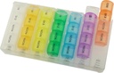 Pop Up Wöchentliche Pille Organizer 4 Mal ein Tag — Große Reise Pille Fall w/ 28 Kompartiment Medikamente, Vitamin & Supplement — Tägliche Pille Box 7 Tag — Moisture-Resistant Große Medizin Fälle