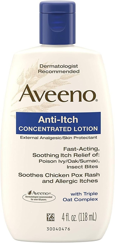 Lotion concentrée Aveeno Anti-Itch - 4 Once