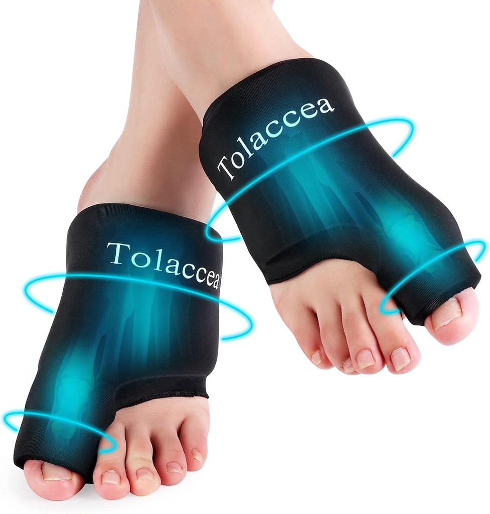 Ice Foot Packs Big Toe für Schmerzlinderung, Flexibles Cold Pack für Bunion Relief, Wiederverwendbares Gel Ice Pack für heiße und kalte Therapien, Ice Pack für Schwellung, Verstopft, Brügge, Nachchirurgie Erholung
