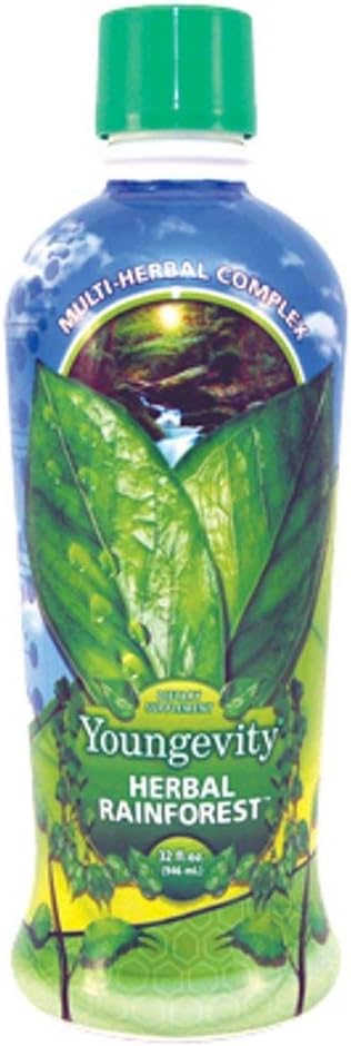 Youngevity Majestic Earth Herbal Rainforest, 32 Fl Oz - Ultimate Multi-Herbal, multivitamine et complexe minéral pour hommes, femmes, enfants - Supplément de soutien immunitaire - Sans gluten