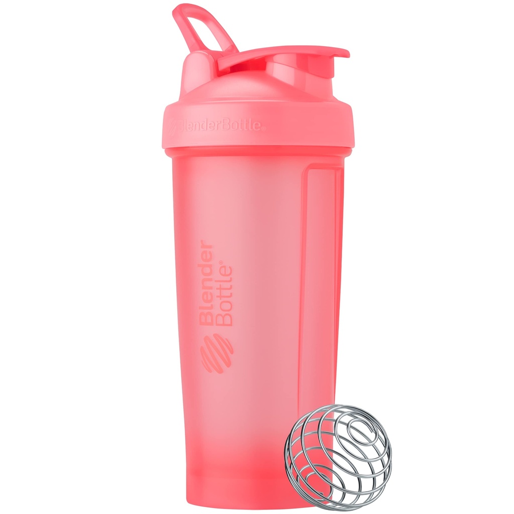 BlenderBottle Classic V2 Shaker Bottle Perfekt für Protein Shakes und Pre Workout, 28-Ounce, Light Pink
