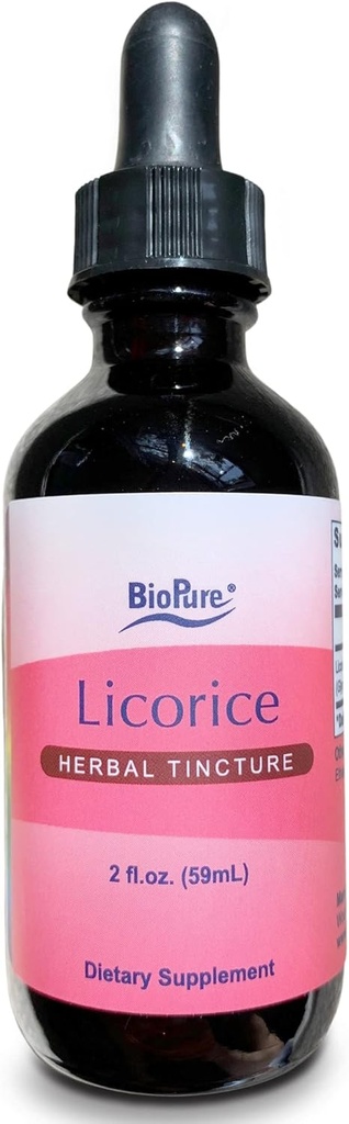 BioPure Licorice Tincture – Potent Botanical Extract of Licorice Root, ein pflanzliches Adaptogen, das Throat und unterstützt Upper Respiratory, Immune und gastrointestinale System Funktion – 2 fl oz