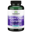 Swanson Calcium Citrate Complex Knochen Muscle Nerve Gesundheit Blutdruck Unterstützung Mineralische Ergänzung 250 mg Calcium (aus Citrat & Carbonate) 100 Kapseln