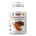 ANDREW LESSMAN Cinnamon 400mg - 60 Kapseln - Hohe Potenz, Standardisierter Extrakt. Keine Zusatzstoffe. Kleine einfache Swallow Kapseln