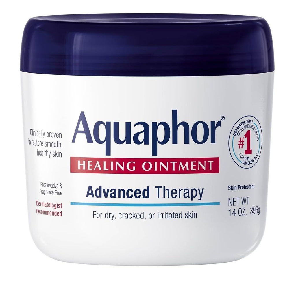 Aquaphor Healing Ointment 14 Ounce Jar (Pack of 3)
