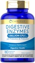 Carlyle Digestive Enzyme | mit Probiotics & Prebiotics | 180 Kapseln | Non-GMO und glutenfreie Ergänzung für Männer und Frauen