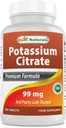 Meilleur Citrate de potassium naturel 99mg 500 Comprimés - 3e laboratoire party testé