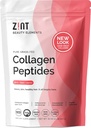 Poudre de peptides de collagène zint (32 oz) : Amies du Paléo, Certifiées par les kétos, supplément hydrolysé de protéine de collagène herbeuse - Non aromatisées, non OGM