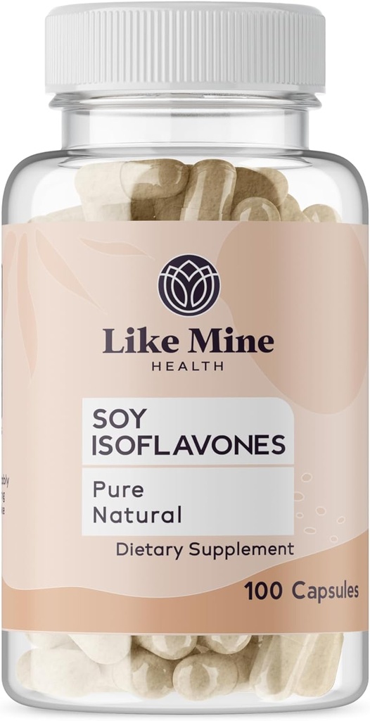 Comme Mine Soy Isoflavones (100 capsules), Pure & Natural, Supplément diététique, Pas de remplissage