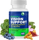 DR VITAMIN LÖSUNGEN Vision Support Augen Vitamine für Macular Health | Ergänzungen mit Lutein, Zink, Vitamin A & Bilberry | Areds 2 Formel für rote & trockene Augen, Achte Pflege (1 Flasche, 60 Kapseln)