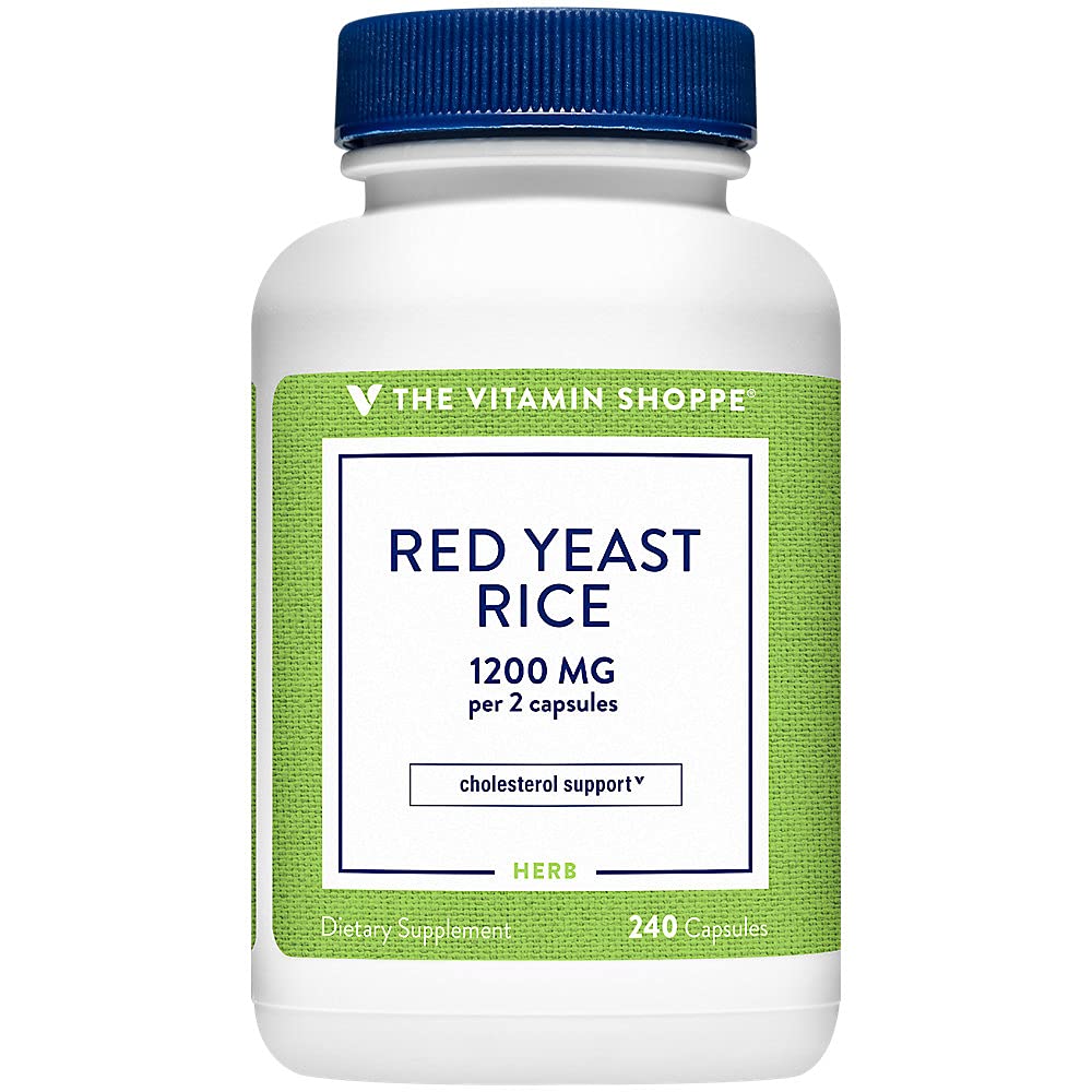 Vitamin Shoppe Rote Hefe Reis - 1.200 MG (240 Kapseln)
