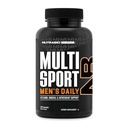 NutraBio Multisport pour hommes - Hommes MultiVitamine - 33 Vitamines, Minéraux, Micronutriments - Riche en Antioxydants - Soutient la performance athlétique de pointe, l'énergie, le métabolisme (120 capsules végétales)