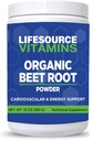 LifeSource Vitamines Poudre de racine de betterave - Organic 10 oz - 57 portions - US California Beets - Non-OGM