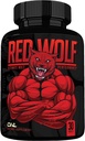 ONL Red Wolf Testosteron Booster für Männer - Ultimate Men's Supplement für hohe Potenz Ausdauer, Energie & Kraft - Testosteron Ergänzung für Männer - w/Tongkat Ali Male Enhancement - 30 Ct