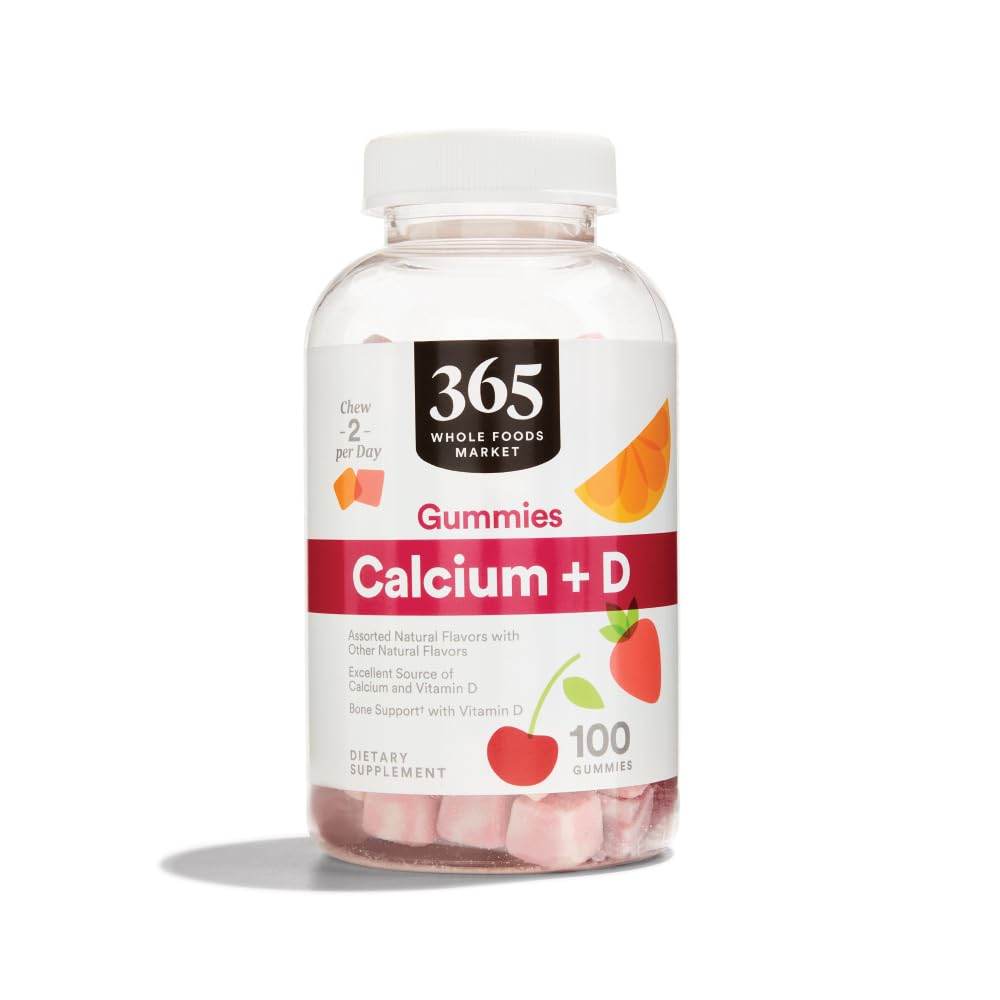 365 von Whole Foods Market, Calcium Adult Gummies, 100 Count