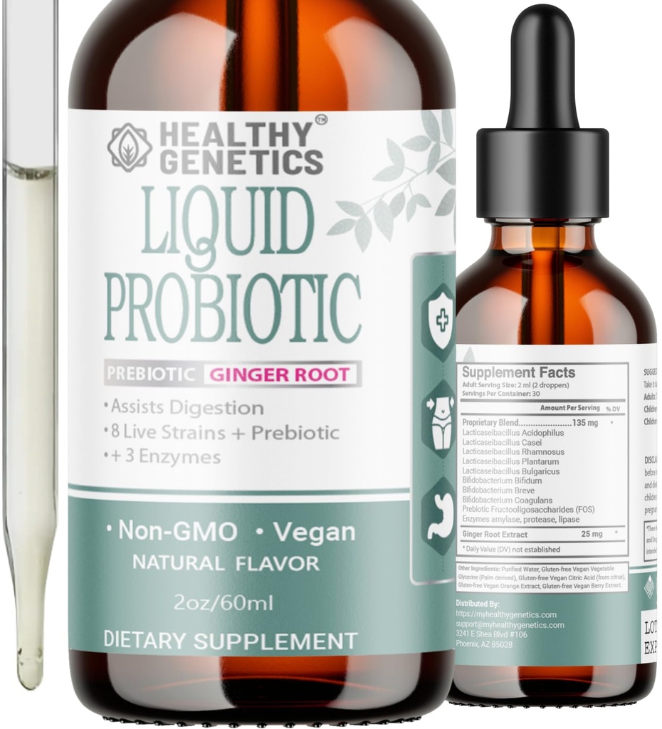 Probiotiques liquides pour les femmes Hommes et enfants