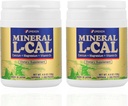 Calcium minéral L-Cal avec vitamine D3, 4 mois d'approvisionnement, format de boule soluble dans l'eau avec magnésium et minéraux, supplément d'absorption rapide de calcium Magnésium D3, 1300 boules par bouteille, 130g chacune, paquet de 2