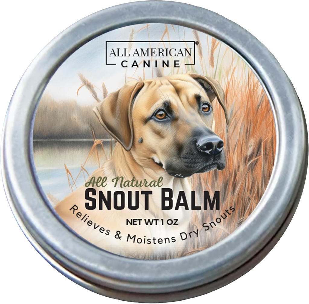 Baume de museau avec cacao, karité et beurre de mangue pour soin et protection du museau de chien
