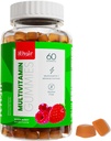 Khair Halal Adult Multivitamine Gummy - Vegan, Non-GMO - Glutenfrei, Gelatinfrei - essentielle Vitamine: Vitamin A E C D B12 & Vitamin B6 Halal Vitamine - 60 Gummie