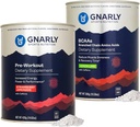 Gnarly Nutrition Gnarly Preworkout Strawberry Lemonade (14.82oz) BCAAs Lemon Lime (10.58oz)