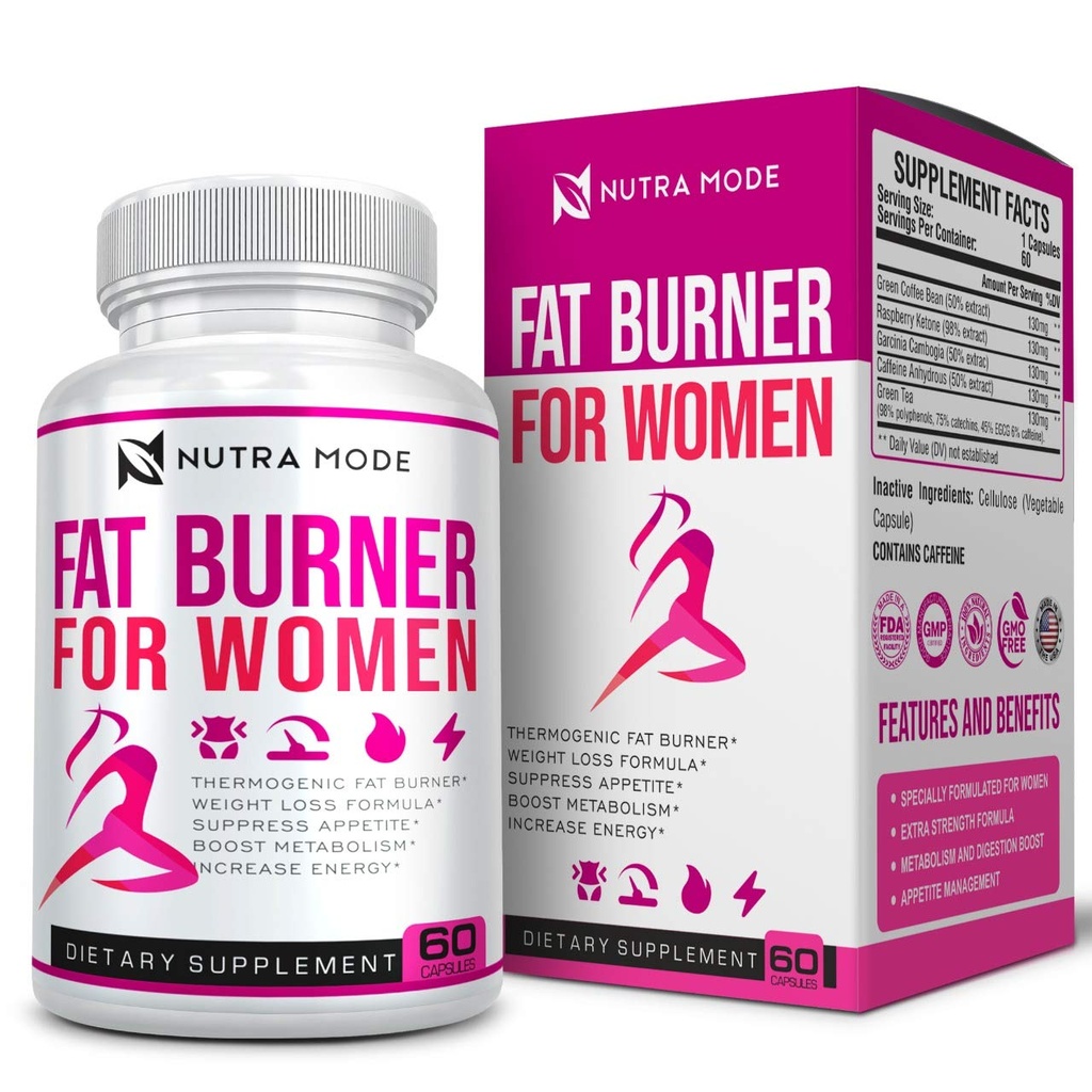 Pilules naturelles de perte de poids pour les femmes-Meilleures pilules de régime qui travaillent rapidement pour les femmes-Appetite Suppresseur-Thermogène Belly Fat Burner-Carb Blocker-Métabolisme Booster suppléments d'énergie -60ct