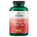 Swanson Omega 3 Supplément à l'huile de poisson Coeur Cerveau et soutien interarmées AFE sans OGM 180 mg EPA Plus 120 mg DHA 150 Capsules de softgel Saveur de citron