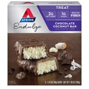 Atkins Endulge Chocolate Coconut Bar, Dessert Favorit, High in Fiber, 1g Zucker, 5 Zähler
