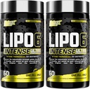 Nutrex Forschung Lipo6 Schwarz Intensive Ultra Konzentrat Thermogenic Belly Fat Burner für Männer und Frauen | Diät Weight Loss Supplement und Appetite Suppressant | Paket von 2