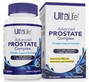 ULTALIFE Saw Palmetto Prostate Supplément pour hommes avec Beta Sitostérol favorise le confort urinaire, la qualité du sommeil et la santé de la prostate 90 Capsules