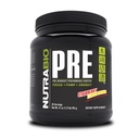 NutraBio PRE Workout Pulver - Alte Formel - Nachhaltige Energie, mentaler Fokus, Ausdauer - Beta Alanin, Kreatin, Koffein, Elektrolyte - 20 Portionen - Erdbeer-Zitronenbombe