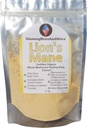 4 oz Champignon de lion biologique extrait des corps de fruits de champignons réels de Nammex , > 35% Beta-Glucans , Hericium erinaceus , β-Glucan énergie, santé mentale, système immunitaire, croissance nerveuse Facor