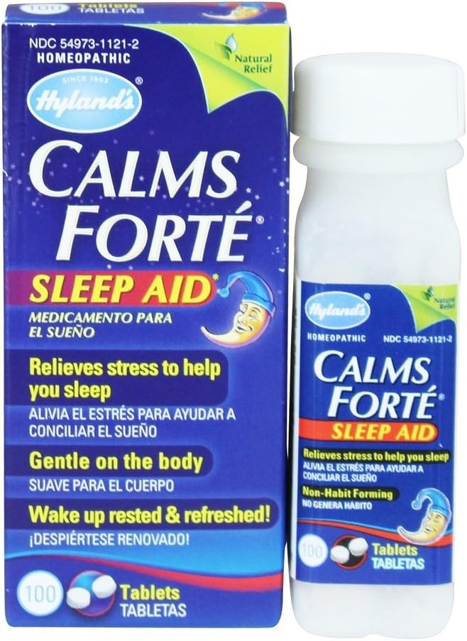 HYLANDS Calms Forte Sleep Aid Tablets, 100 CT