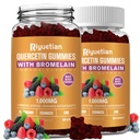 Bromelain, mit Zink, Vitamin C, Elderberry für Lung Immun Support Supplement für Kinder Erwachsene, Herz-Kreislauf,Alter Unterstützung Kaubare Vitamine, Vegan, 120 Zähler