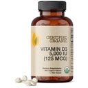 Futurebiotics Vitamin D3 5.000 IU (125 MCG), USDA Certified Organic Vitamin D Supplement, 360 Tabletten
