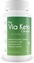 Pro Via Keto Cleanse - Hilfe Entfernen Toxine & Verunreinigungen - Pflanzenbasierte natürliche Keto-Reinigung mit Probiotischer Unterstützung - Unterstützung Verdauungsreinigung & Reduzierte Gut Bloat - Aid Waste Removal & Detoxification