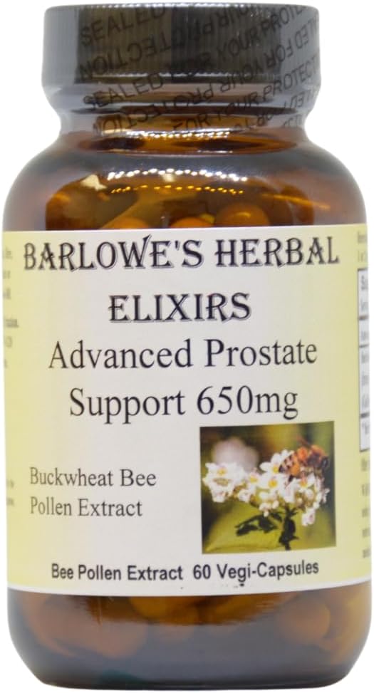 Fortgeschrittene Prostata-Unterstützung | Buckwheat Bee Pollen Ergänzung | 750mg Pro Capsule | Urinary and Prostate Health | Menopausal Unterstützung für Frauen | 60 Vegan, Halal und Kosher Kapseln | Non-GMO