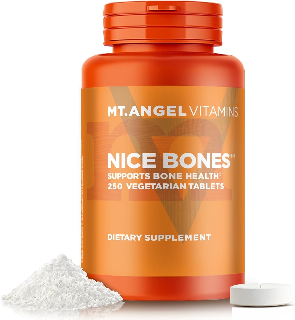 Mt. Angel Vitamine - Nice Bones, unterstützt Knochengesundheit (250 vegetarische Tabletten)